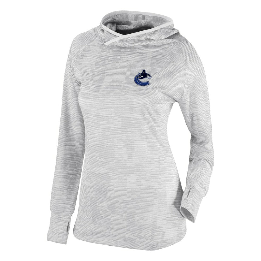 NHL Vancouver Canucks Columbia Women's Omni-Wick Sunday Ball Pullover Hoodie - White