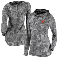 NHL Ottawa Senators Columbia Women's Omni-Wick Sunday Ball Pullover Hoodie - Black