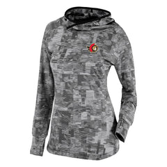 NHL Ottawa Senators Columbia Women's Omni-Wick Sunday Ball Pullover Hoodie - Black