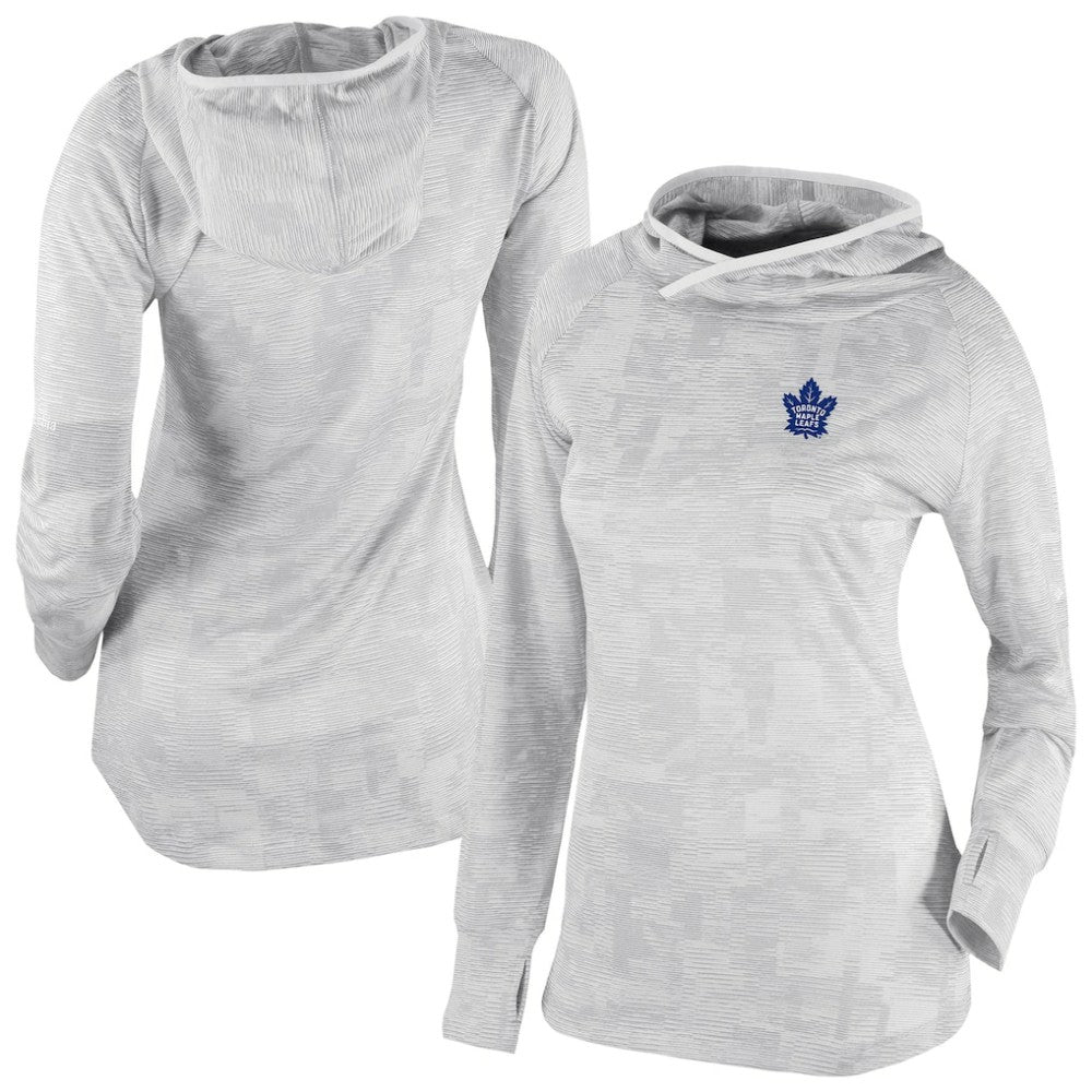 NHL Toronto Maple Leafs Columbia Women's Omni-Wick Sunday Ball Pullover Hoodie - White