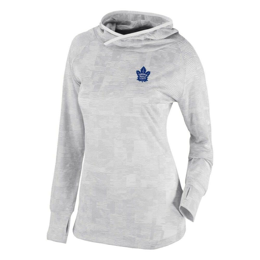 NHL Toronto Maple Leafs Columbia Women's Omni-Wick Sunday Ball Pullover Hoodie - White