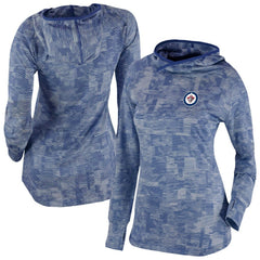 NHL Winnipeg Jets Columbia Women's Omni-Wick Sunday Ball Pullover Hoodie - Navy
