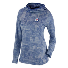 NHL Winnipeg Jets Columbia Women's Omni-Wick Sunday Ball Pullover Hoodie - Navy
