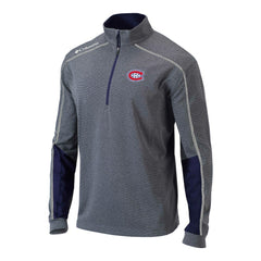 NHL Montreal Canadiens Columbia Omni-Wick Shotgun 2.0 Quarter-Zip Pullover Top - Navy