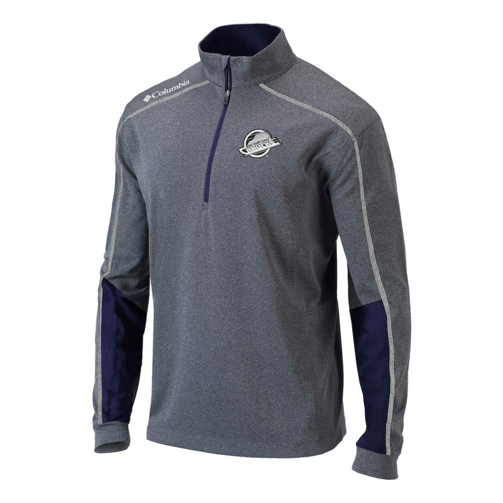 NHL Vancouver Canucks Columbia Omni-Wick Shotgun 2.0 Quarter-Zip Pullover Top - Navy