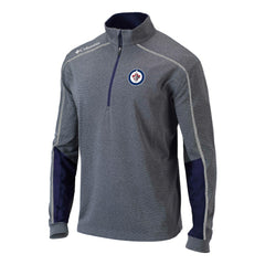 NHL Winnipeg Jets Columbia Omni-Wick Shotgun 2.0 Quarter-Zip Pullover Top - Navy