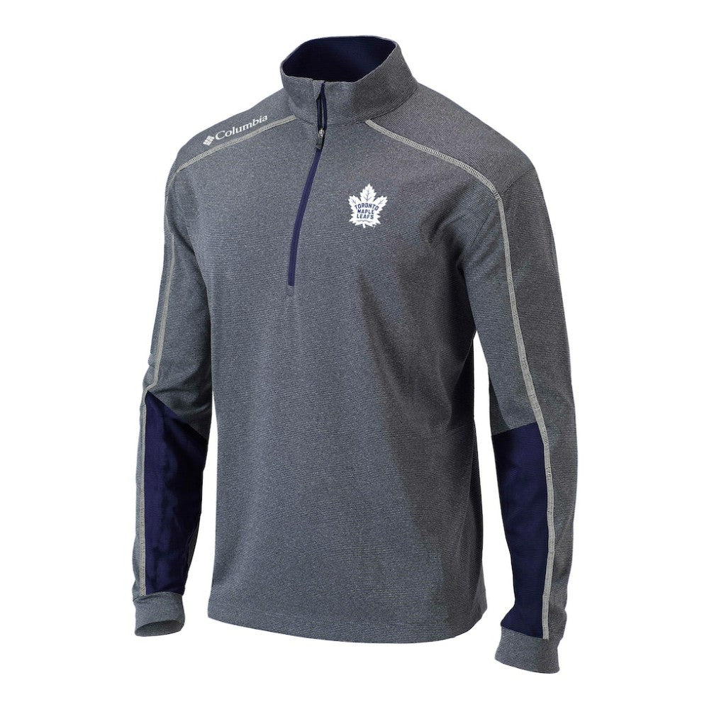 NHL Toronto Maple Leafs Columbia Omni-Wick Shotgun 2.0 Quarter-Zip Pullover Top - Navy