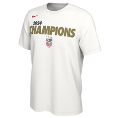 USWNT 2024 Summer Olympics Gold Medal T-Shirt White