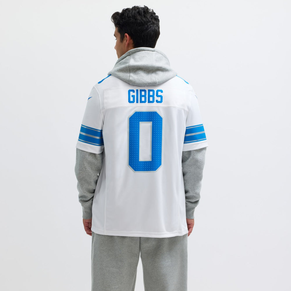 Jahmyr Gibbs Detroit Lions Vapor F.U.S.E. Limited Jersey White