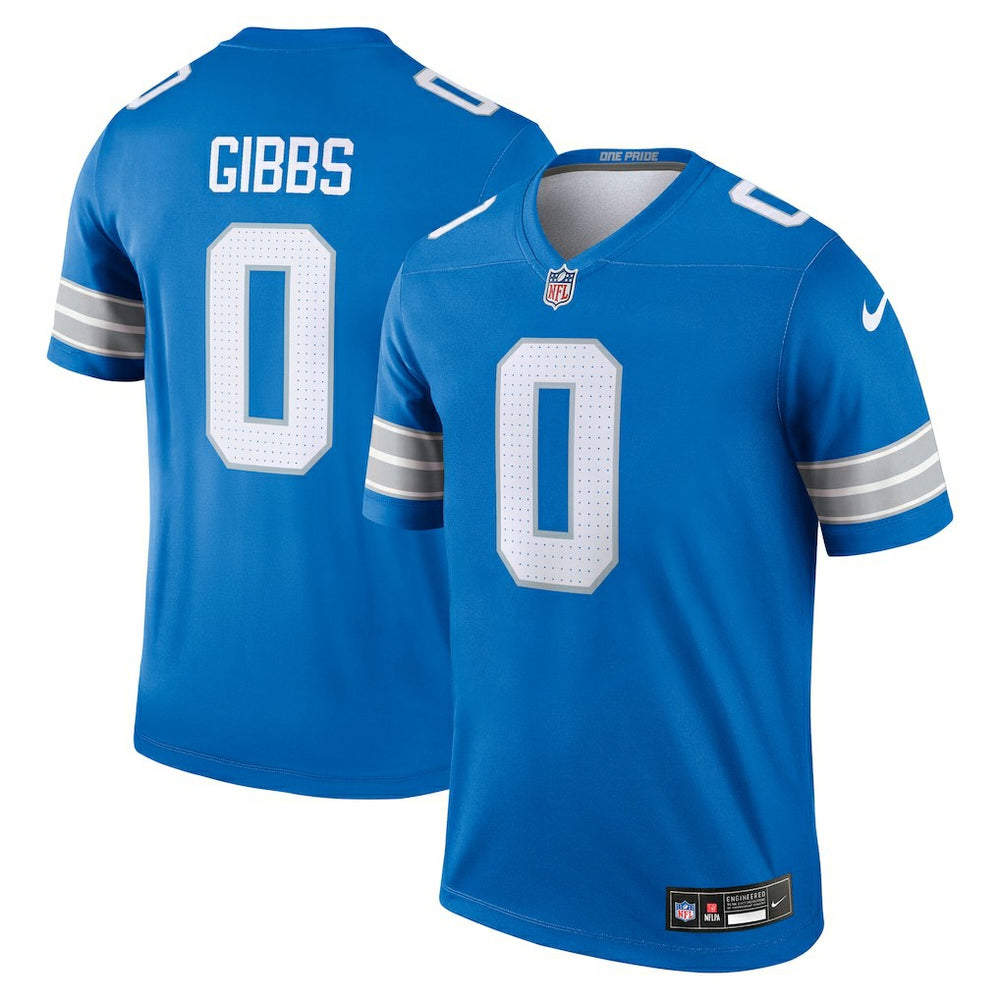 Jahmyr Gibbs Detroit Lions Legend Player Performance Top Blue