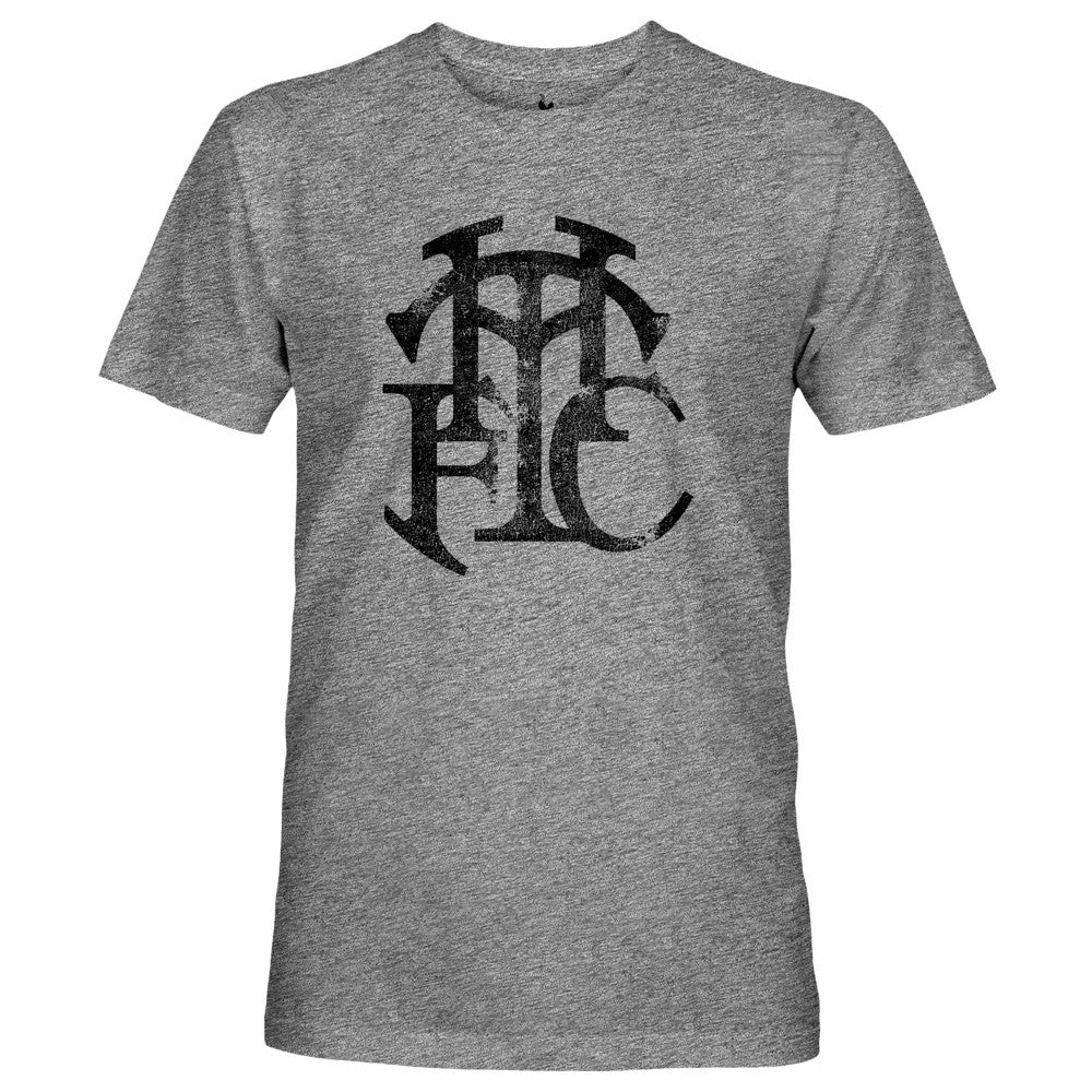 Tottenham Hotspur 1863FC Retro Word Vintage Tri-Blend T-Shirt Heather Gray