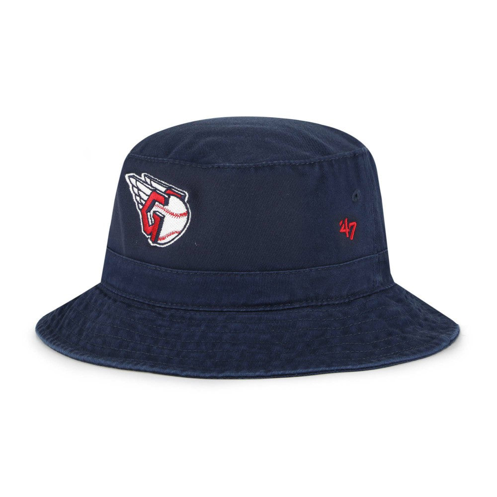 Cleveland Guardians '47 Primary Logo Bucket Hat - Navy Hats
