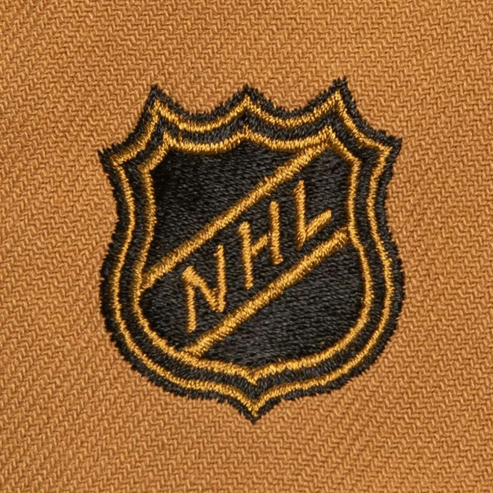 NHL Vegas Golden Knights Mitchell & Ness Soul Triple Up Snapback Hat - Gold