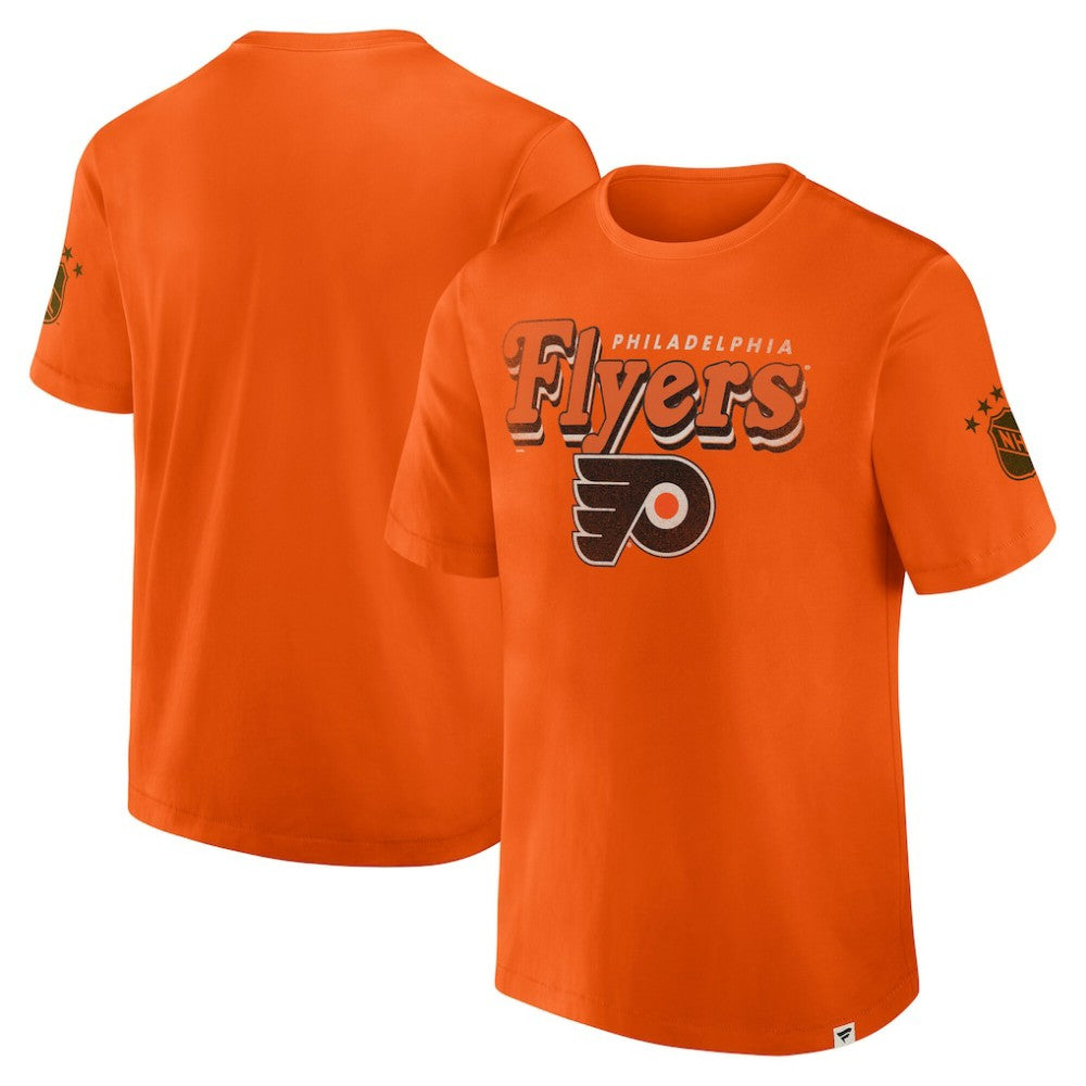 NHL Philadelphia Flyers Fanatics Decades Collection Made To Last T-Shirt - Orange