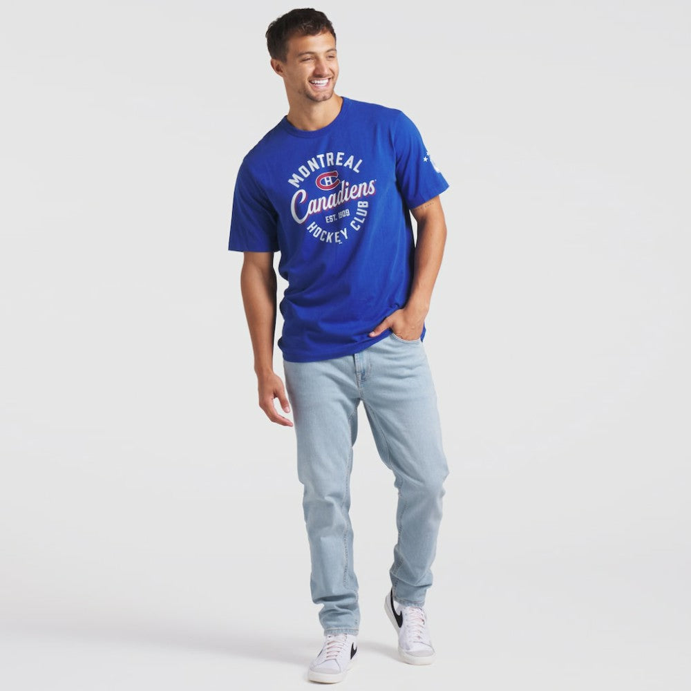 NHL Montreal Canadiens Fanatics Decades Collection Made To Last T-Shirt - Royal