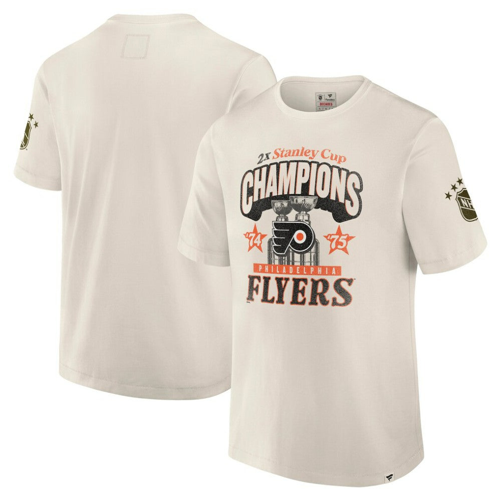 NHL Philadelphia Flyers Fanatics Decades Collection Timeless T-Shirt - White