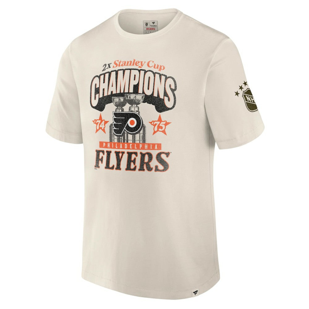 NHL Philadelphia Flyers Fanatics Decades Collection Timeless T-Shirt - White