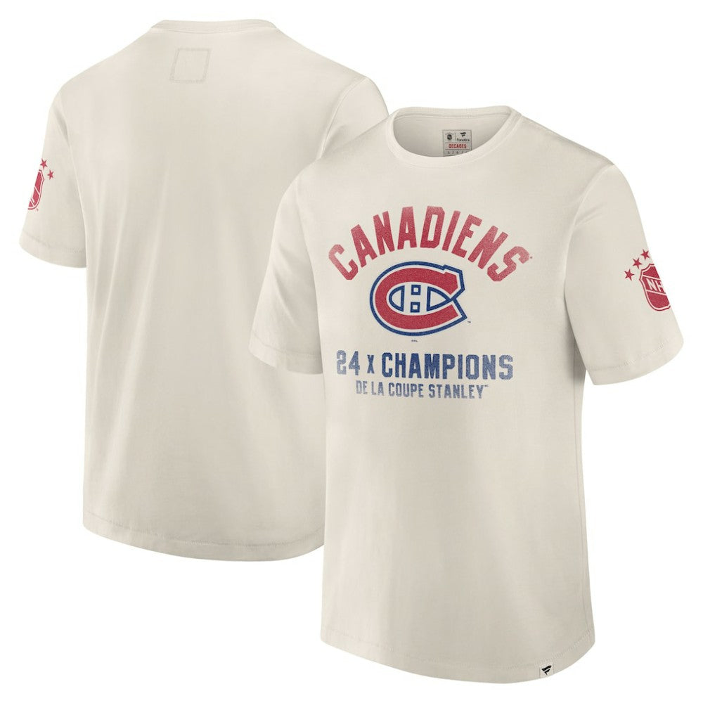NHL Montreal Canadiens Fanatics Decades Collection Timeless T-Shirt - White