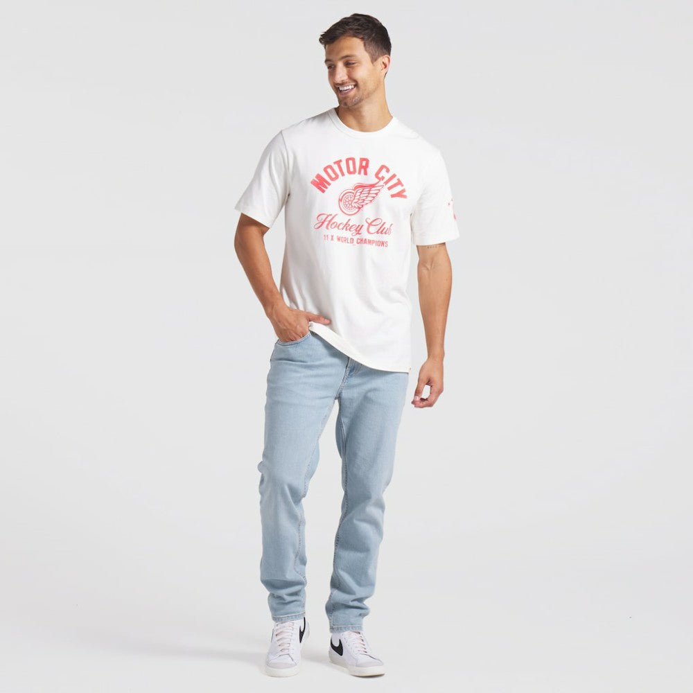 NHL Detroit Red Wings Fanatics Decades Collection Timeless T-Shirt - White
