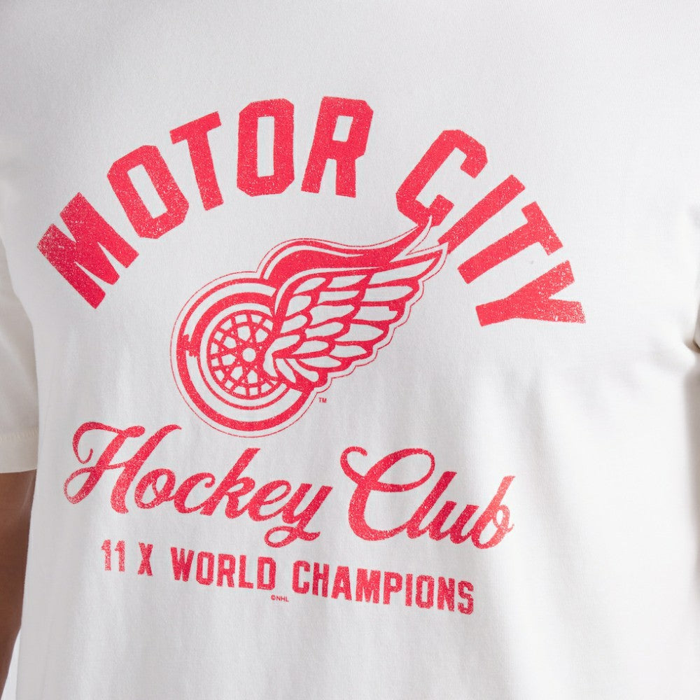NHL Detroit Red Wings Fanatics Decades Collection Timeless T-Shirt - White
