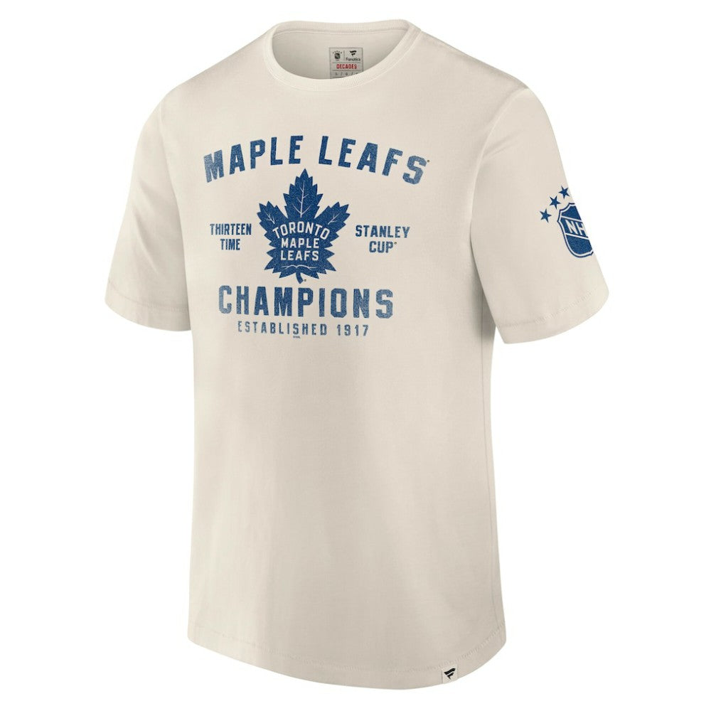 NHL Toronto Maple Leafs Fanatics Decades Collection Timeless T-Shirt - White