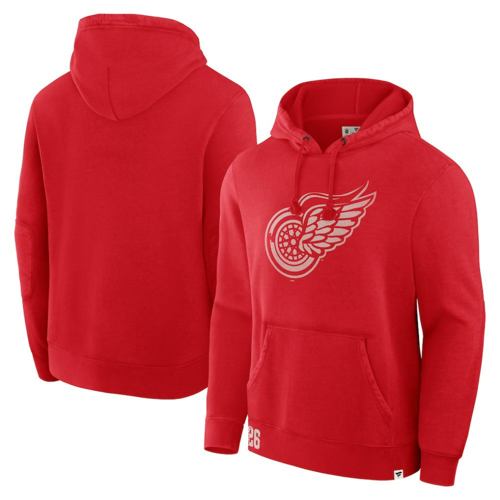 NHL Detroit Red Wings Fanatics Decades Collection Tradition Hoodie - Red