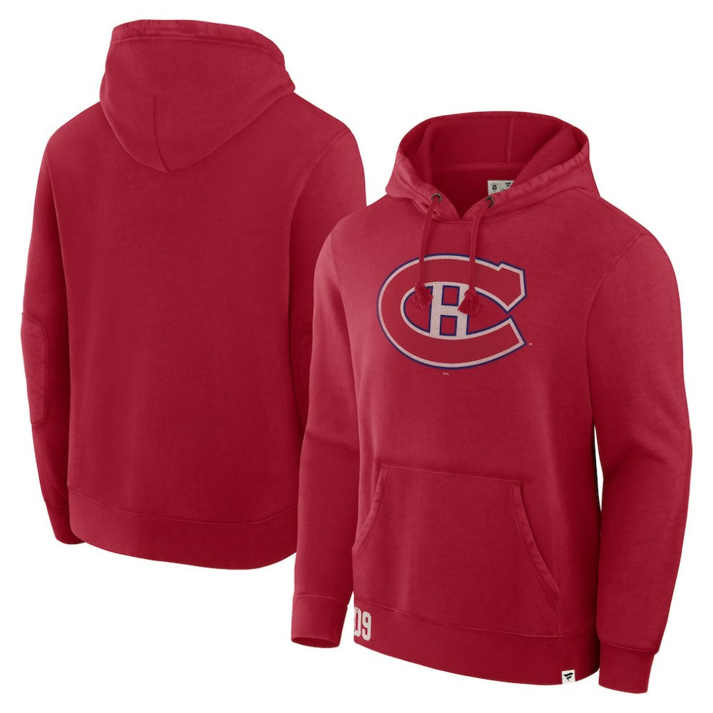 NHL Montreal Canadiens Fanatics Decades Collection Tradition Hoodie - Red