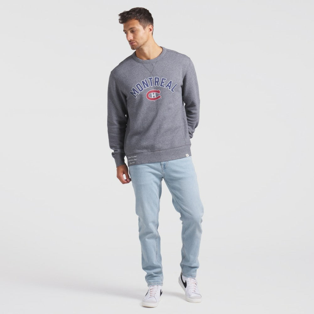NHL Montreal Canadiens Fanatics Decades Collection Legendary Fleece Pullover Sweatshirt - Heather Gray
