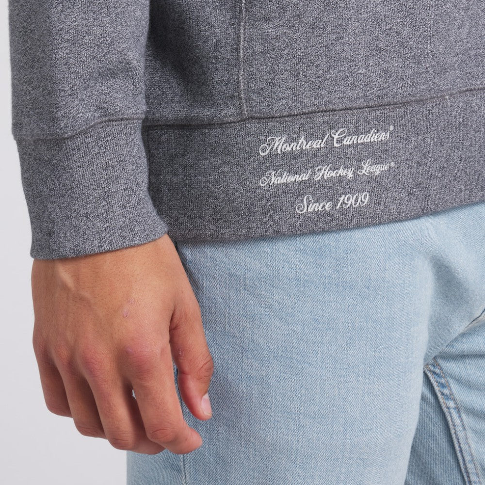 NHL Montreal Canadiens Fanatics Decades Collection Legendary Fleece Pullover Sweatshirt - Heather Gray