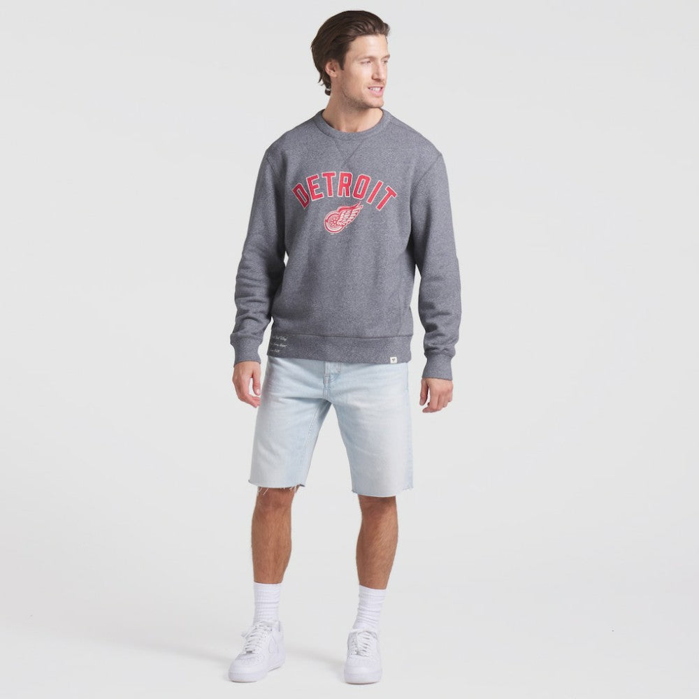NHL Detroit Red Wings Fanatics Decades Collection Legendary Fleece Pullover Sweatshirt - Heather Gray