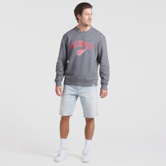 NHL Detroit Red Wings Fanatics Decades Collection Legendary Fleece Pullover Sweatshirt - Heather Gray