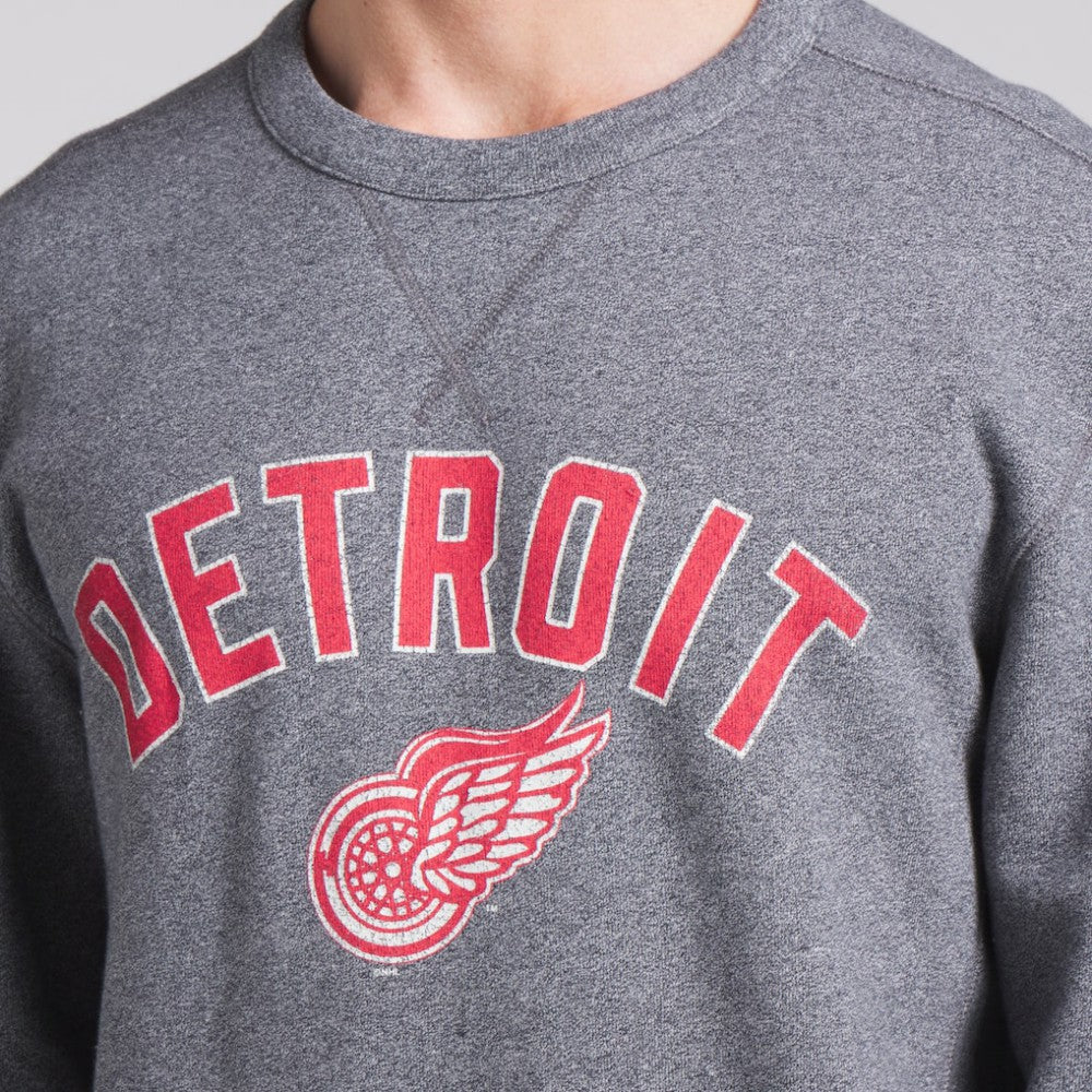 NHL Detroit Red Wings Fanatics Decades Collection Legendary Fleece Pullover Sweatshirt - Heather Gray