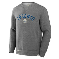 NHL Toronto Maple Leafs Fanatics Decades Collection Legendary Fleece Pullover Sweatshirt - Heather Gray