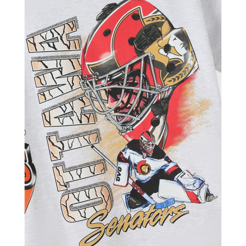 NHL Ottawa Senators OVO x NHL Retro T-Shirt - Heather Gray