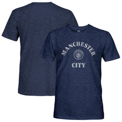 Manchester City 1863FC Team Arch Retro Tri-Blend T-Shirt Navy