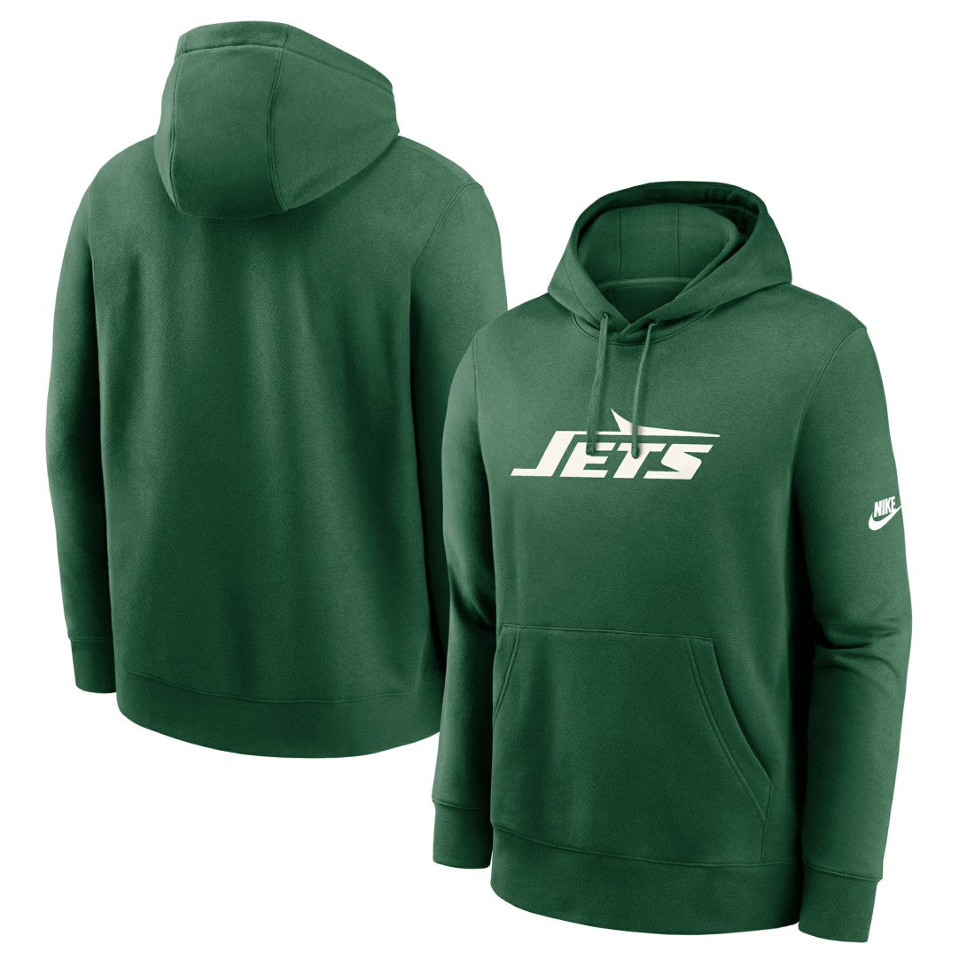 New York Jets Rewind Club Logo Pullover Hoodie Green