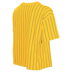 Boston Red Sox New Era Women's 2025 City Connect Pinstripe T-Shirt - Yellow T-shirts