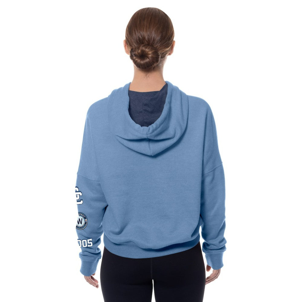 Washington Nationals New Era Women's 2025 City Connect Pullover Hoodie - Blue Hoodies