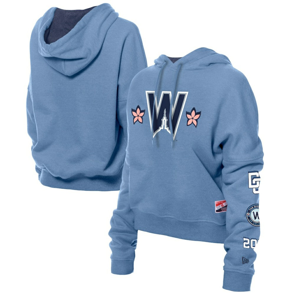 Washington Nationals New Era Women's 2025 City Connect Pullover Hoodie - Blue Hoodies