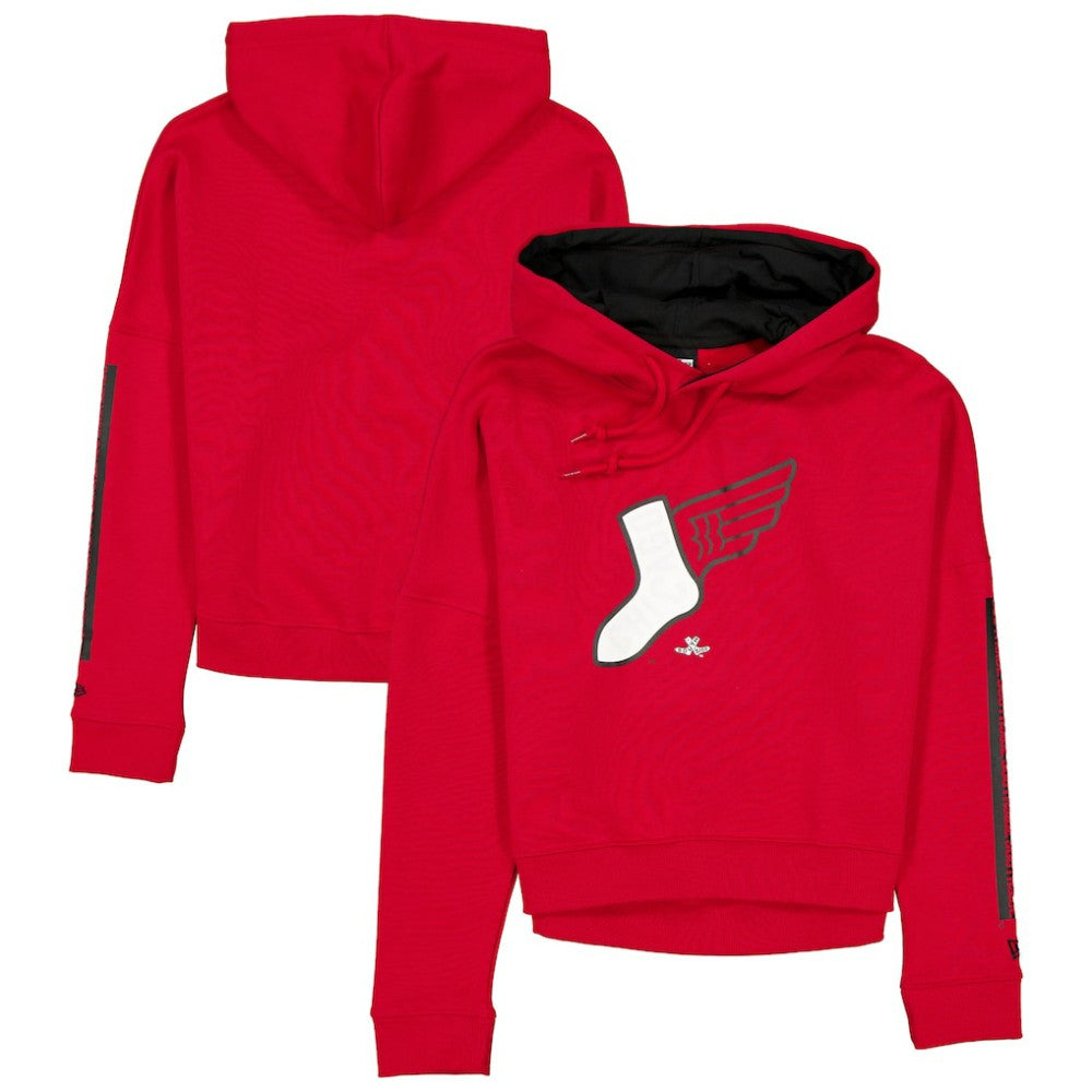 Chicago White Sox New Era Women's 2025 City Connect Pullover Hoodie - Red/Black Hoodies