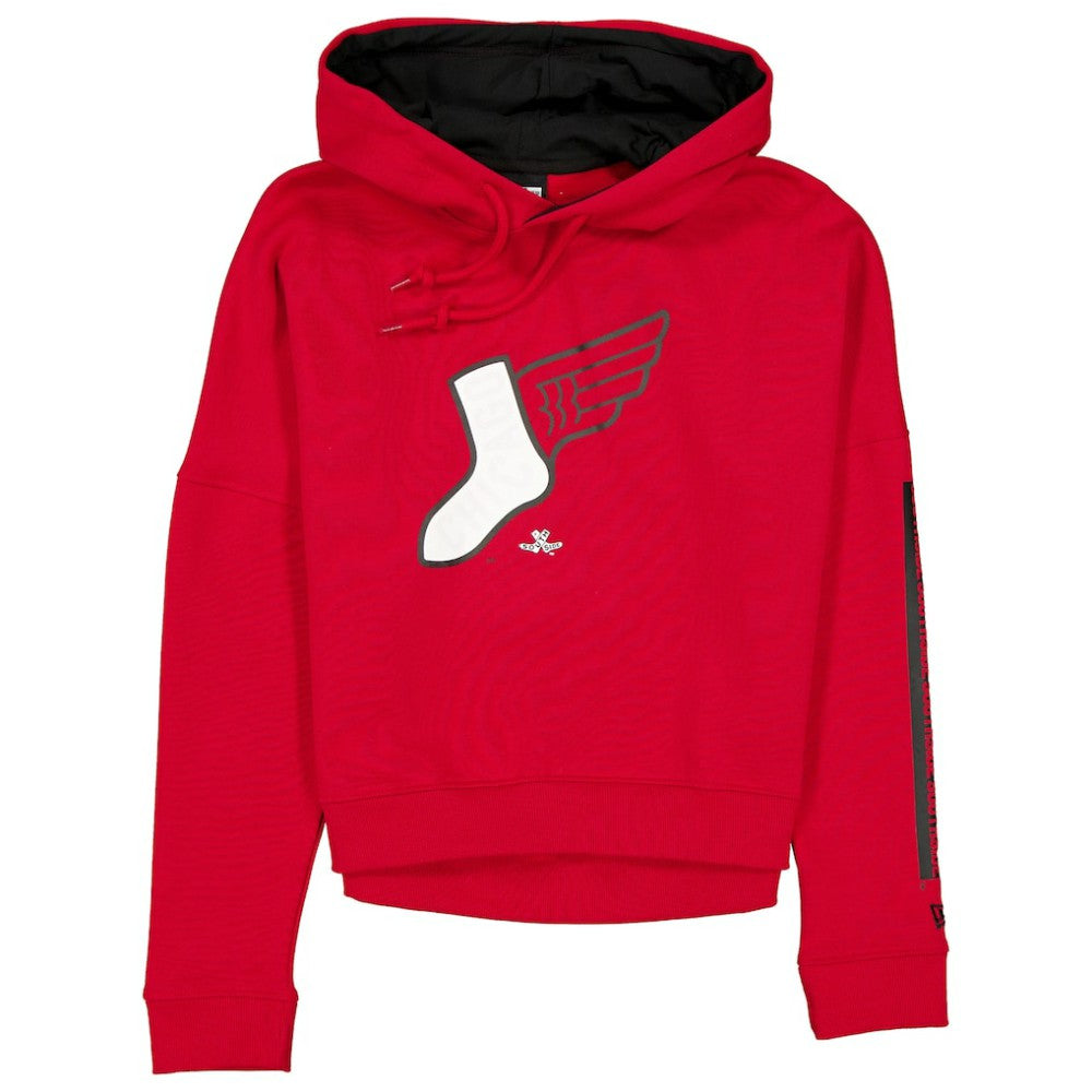 Chicago White Sox New Era Women's 2025 City Connect Pullover Hoodie - Red/Black Hoodies