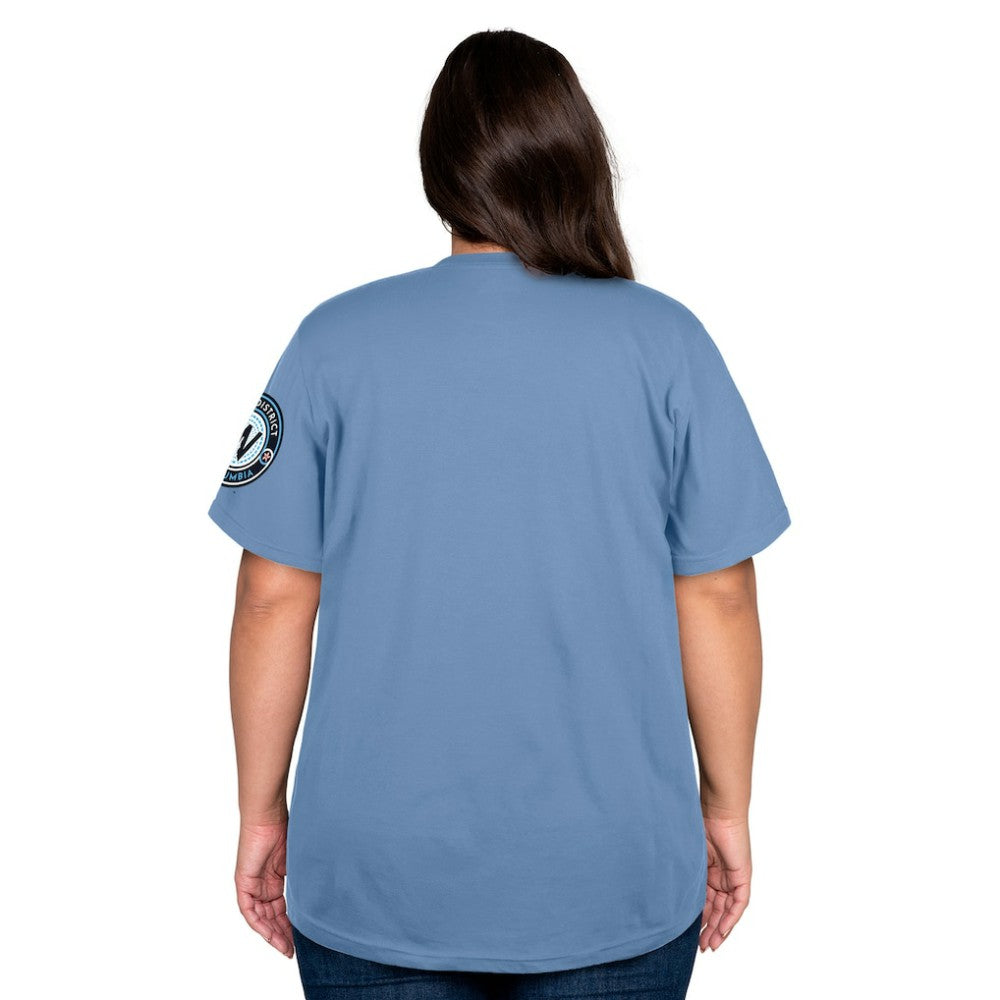 Washington Nationals New Era Women's 2025 City Connect Plus Size T-Shirt - Powder Blue T-shirts