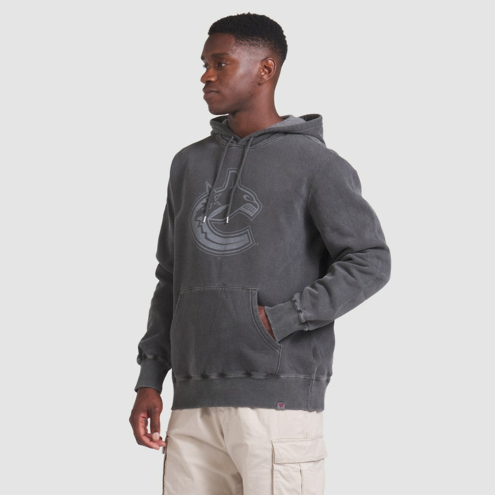 NHL Vancouver Canucks Fanatics Made in Canada Pullover Hoodie - Black
