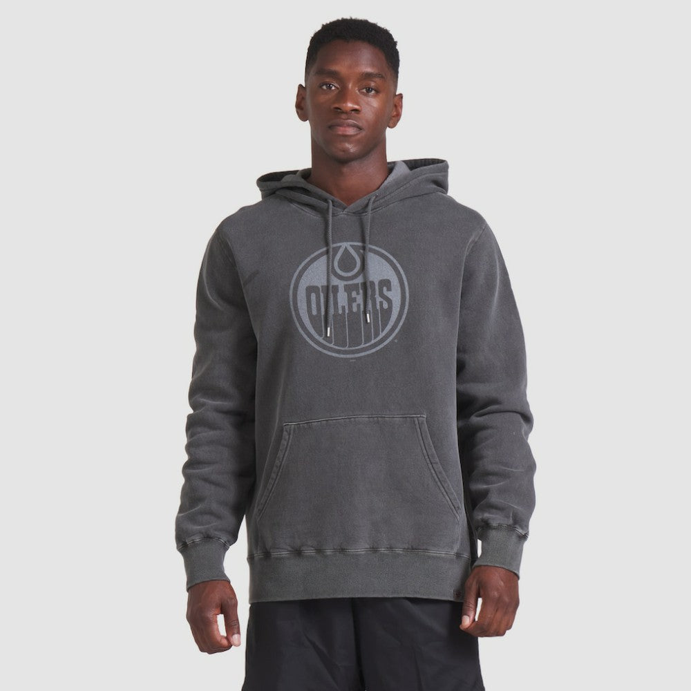 NHL Edmonton Oilers Fanatics Made in Canada Pullover Hoodie - Black