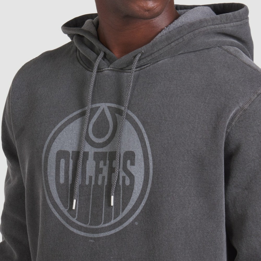 NHL Edmonton Oilers Fanatics Made in Canada Pullover Hoodie - Black