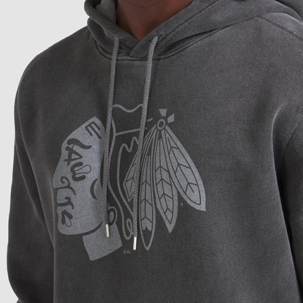 NHL Chicago Blackhawks Fanatics Made in Canada Pullover Hoodie - Black