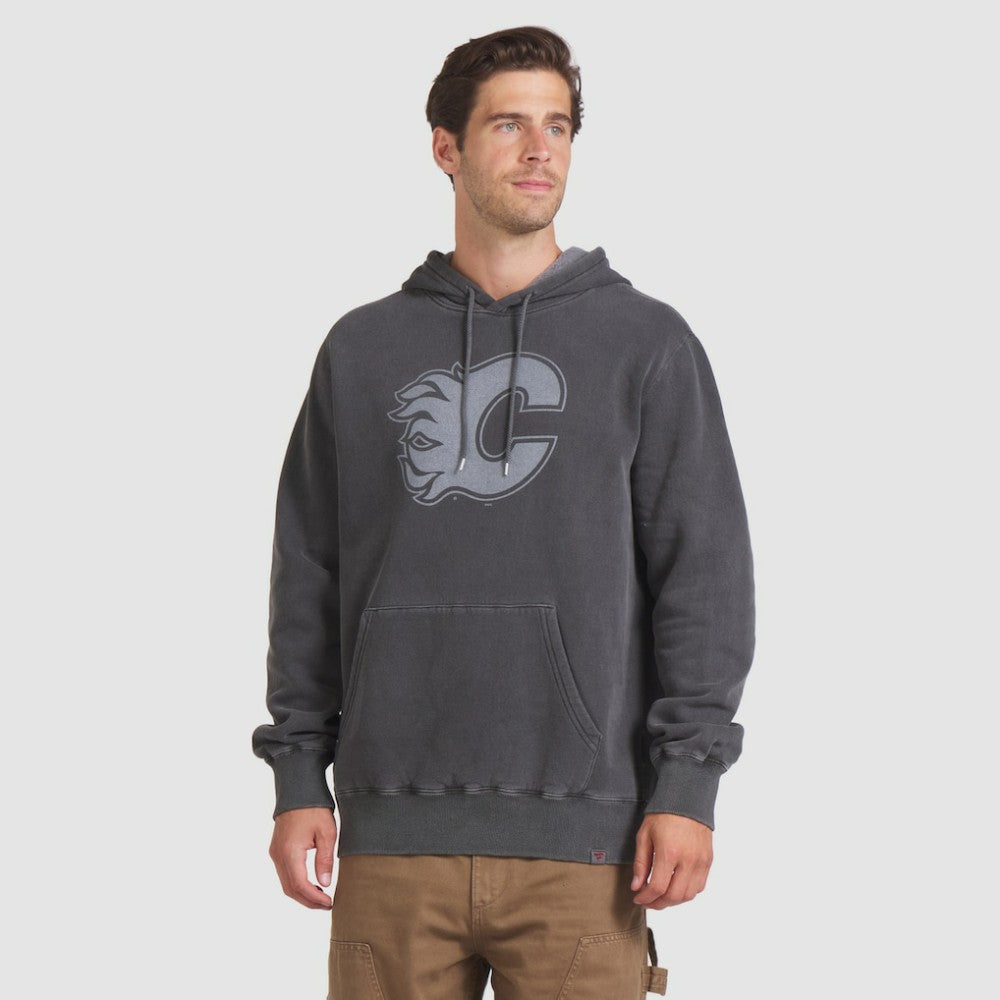NHL Calgary Flames Fanatics Made in Canada Pullover Hoodie - Black