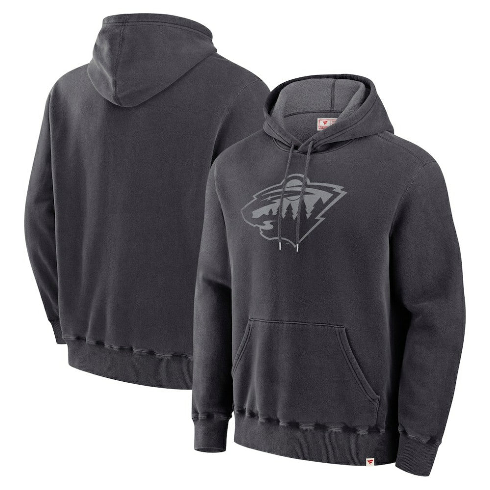NHL Minnesota Wild Fanatics Made in Canada Pullover Hoodie - Black