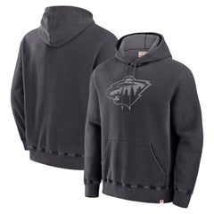 NHL Minnesota Wild Fanatics Made in Canada Pullover Hoodie - Black