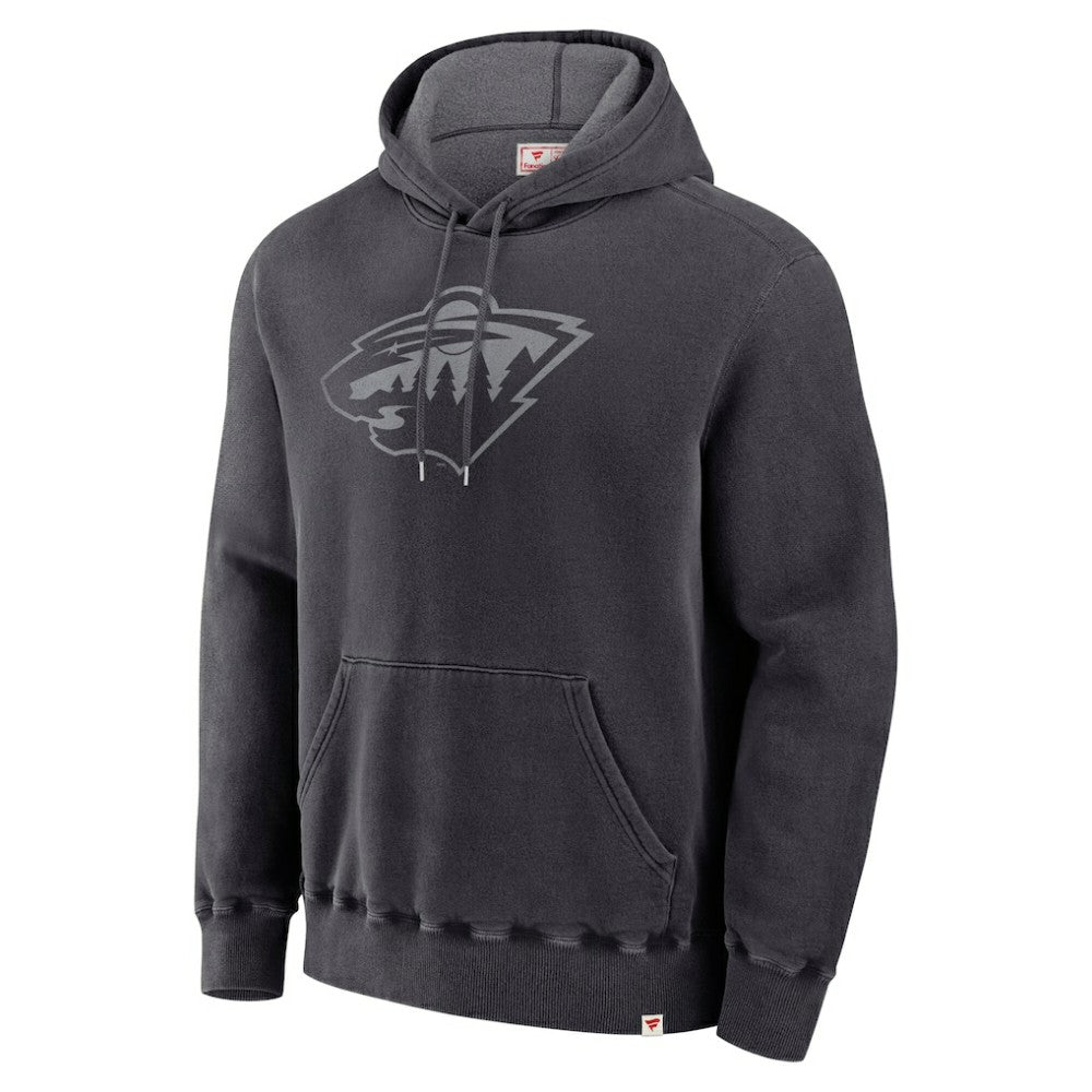 NHL Minnesota Wild Fanatics Made in Canada Pullover Hoodie - Black